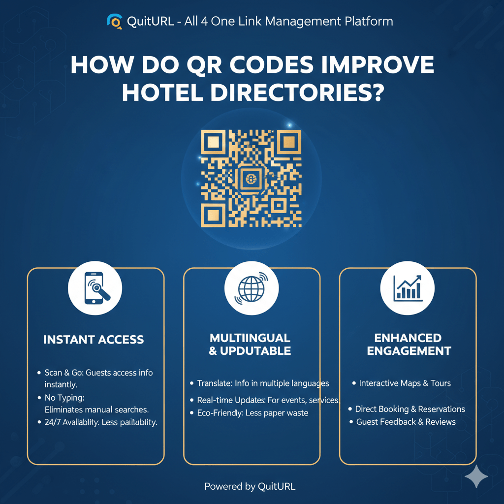 How Do QR Codes Improve Hotel Directories? - QuitURL
